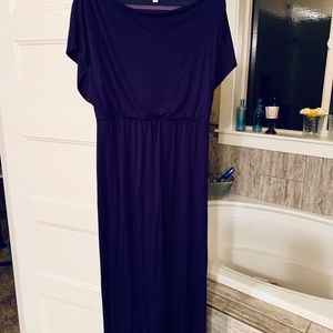 Navy Blue Maxi-Dress size Med
